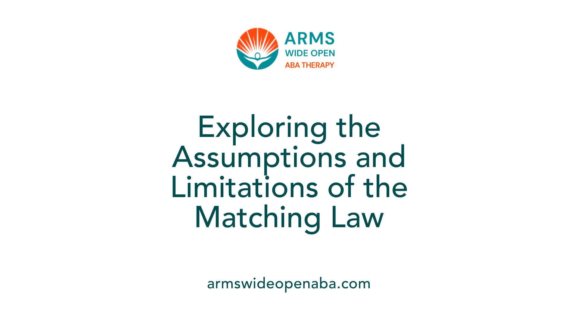 Exploring the Assumptions and Limitations of the Matching Law
