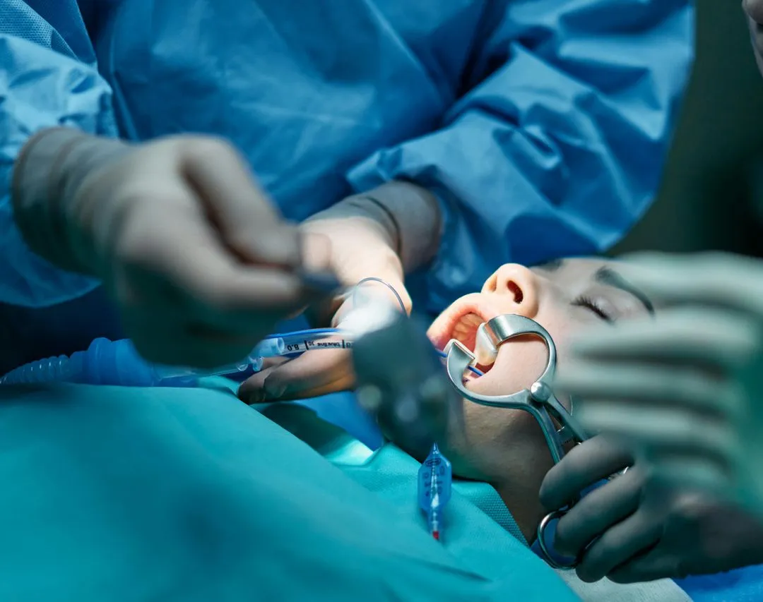 Operating Female Patient