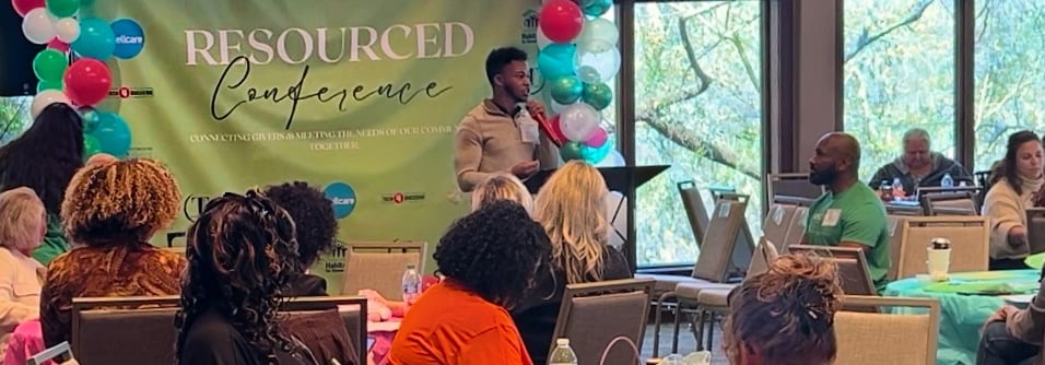 Hoston educates the community with public speaking for Resourced Augusta