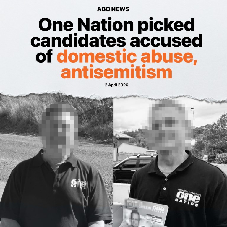 One Nation picked candidates accused of domestic abuse, antisemitism
