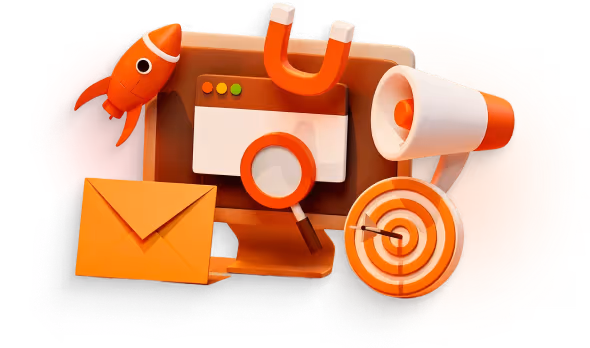 A happy accountant sorrounded by Care funding logos