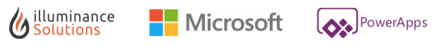 illuminance Solutions Microsoft PowerApps logo collage.jpg