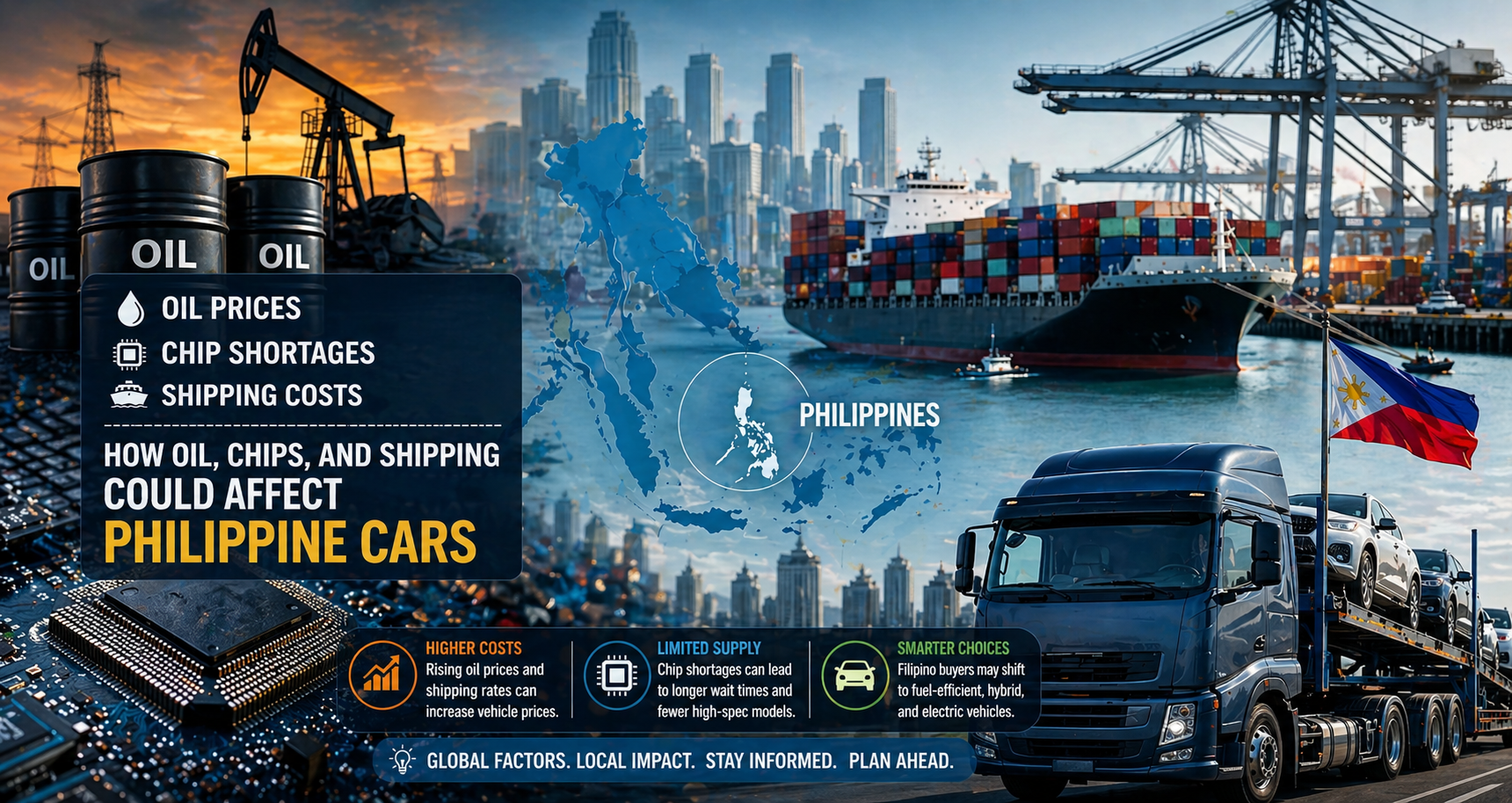Oil Prices, Shipping and Chip Shortages Could Tighten Philippine Car Supply into 2027