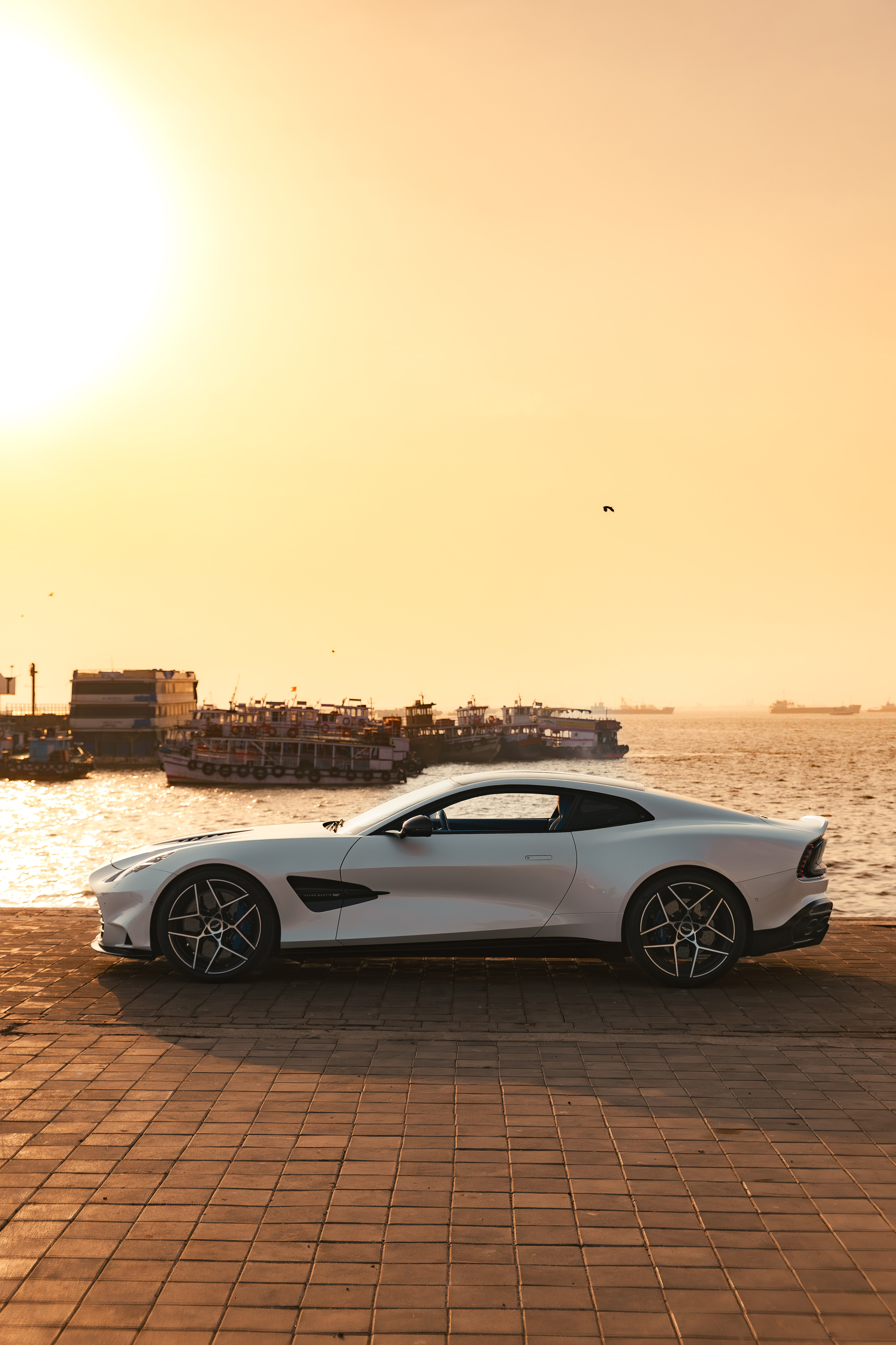Luxury car showcased on Vahana marketplace