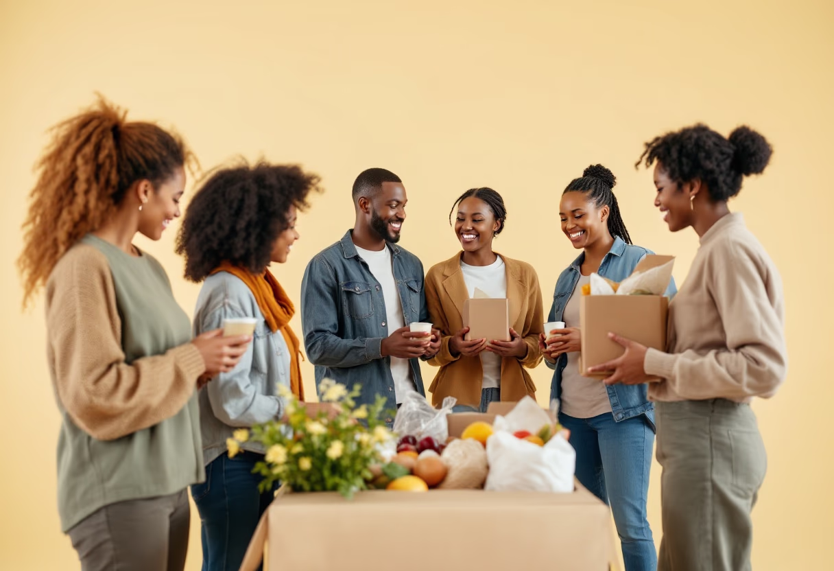 image of group volunteering (for a church & cathedral)