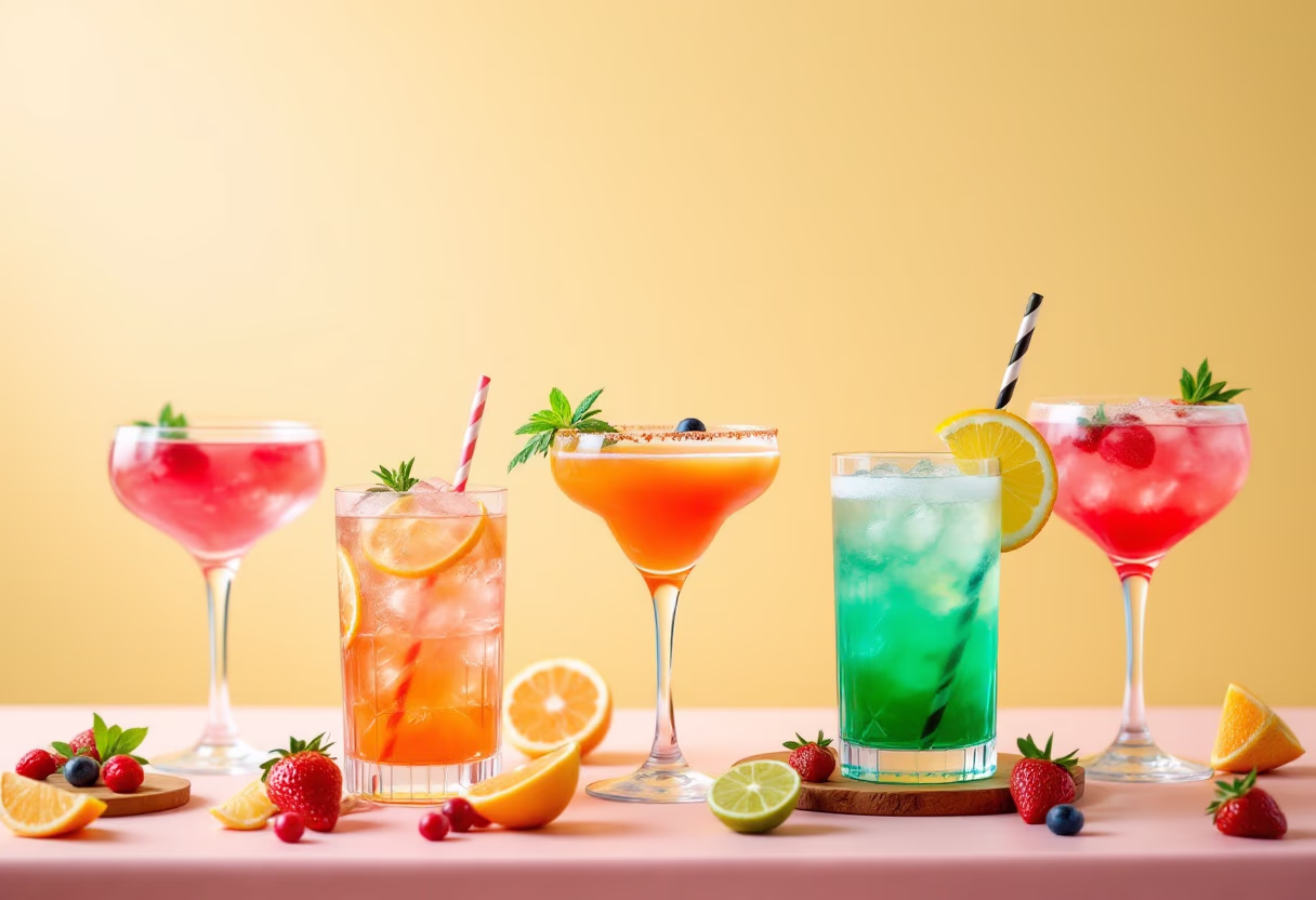 image of popular drink menu