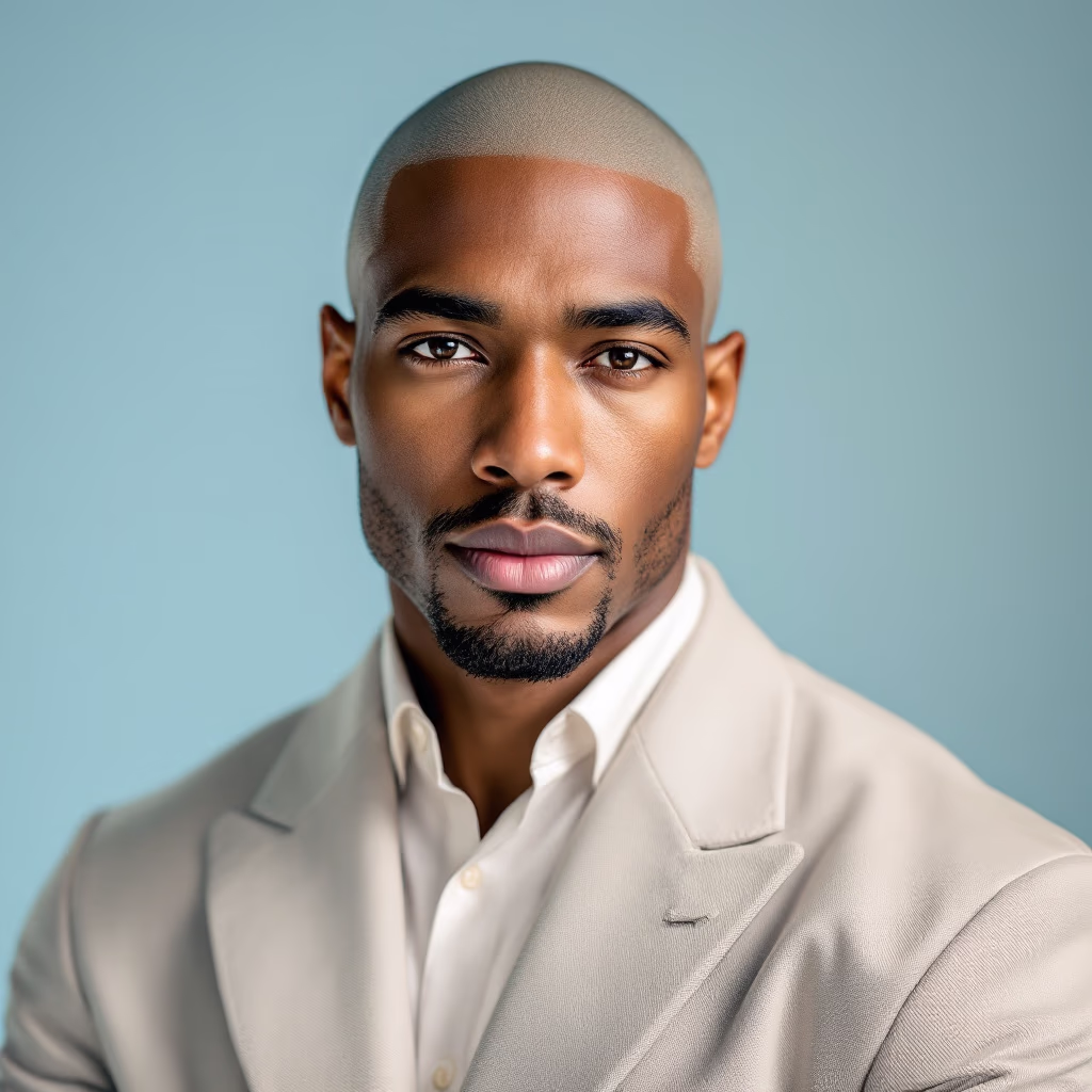 [headshot] image of customer (for a fine dining restaurant)