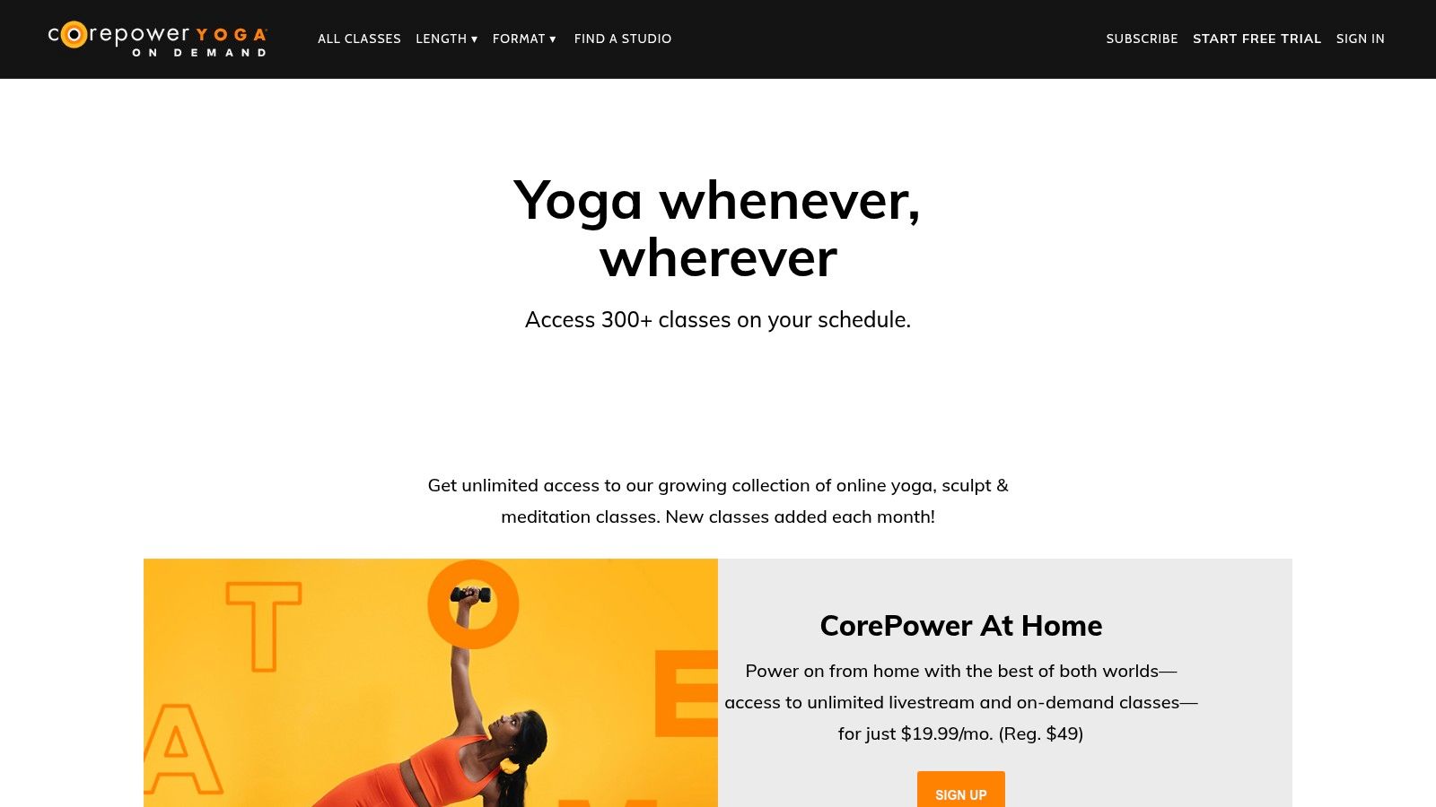 CorePower Yoga On Demand