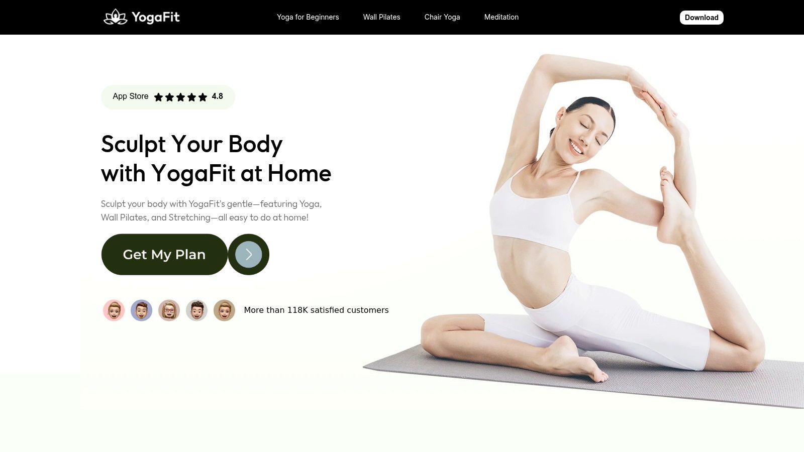 7M Fitness – Yoga for Beginners (YogaFit)