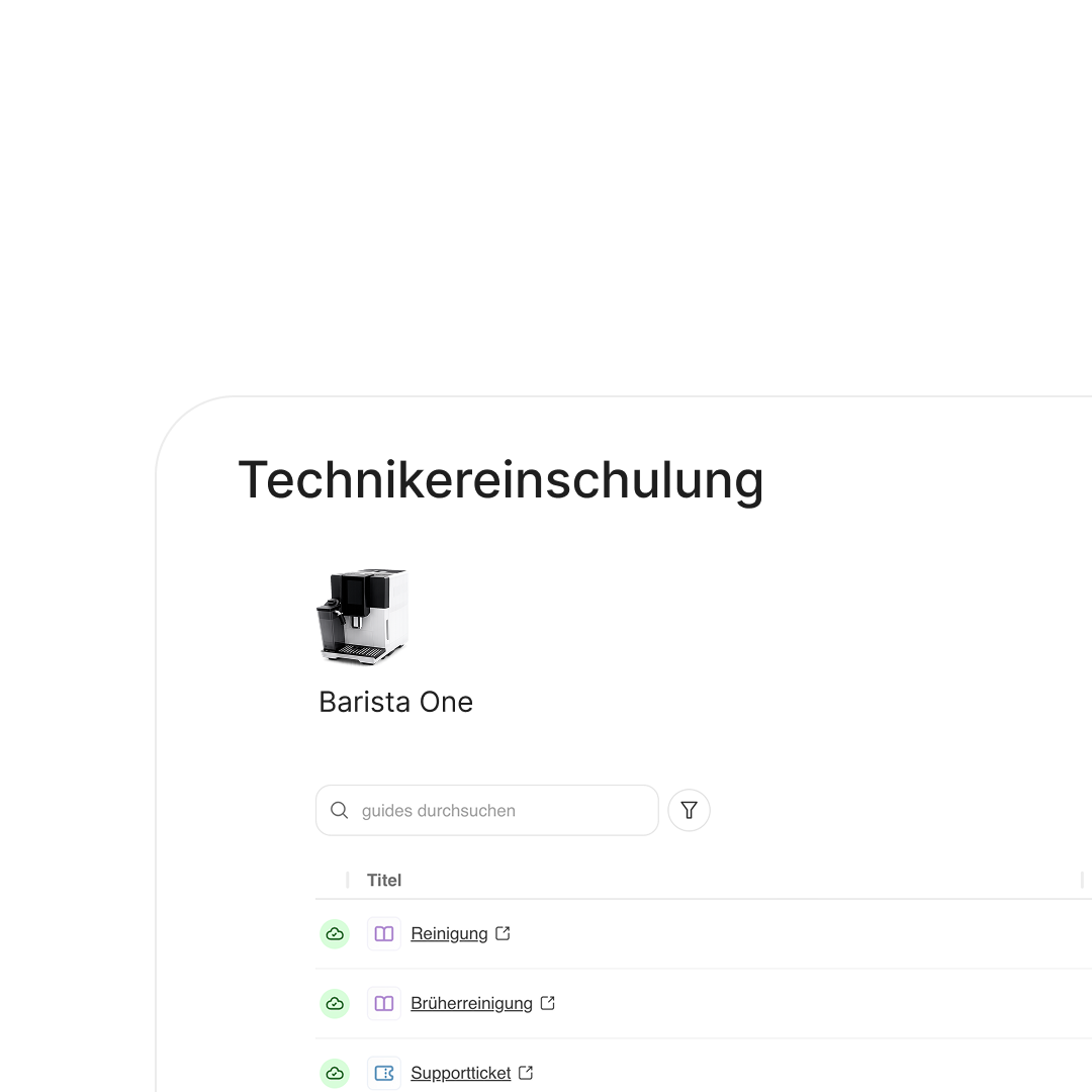 Einweisung unterstützen