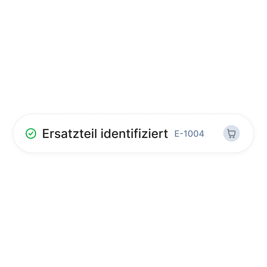 Ersatzteilidentifikation