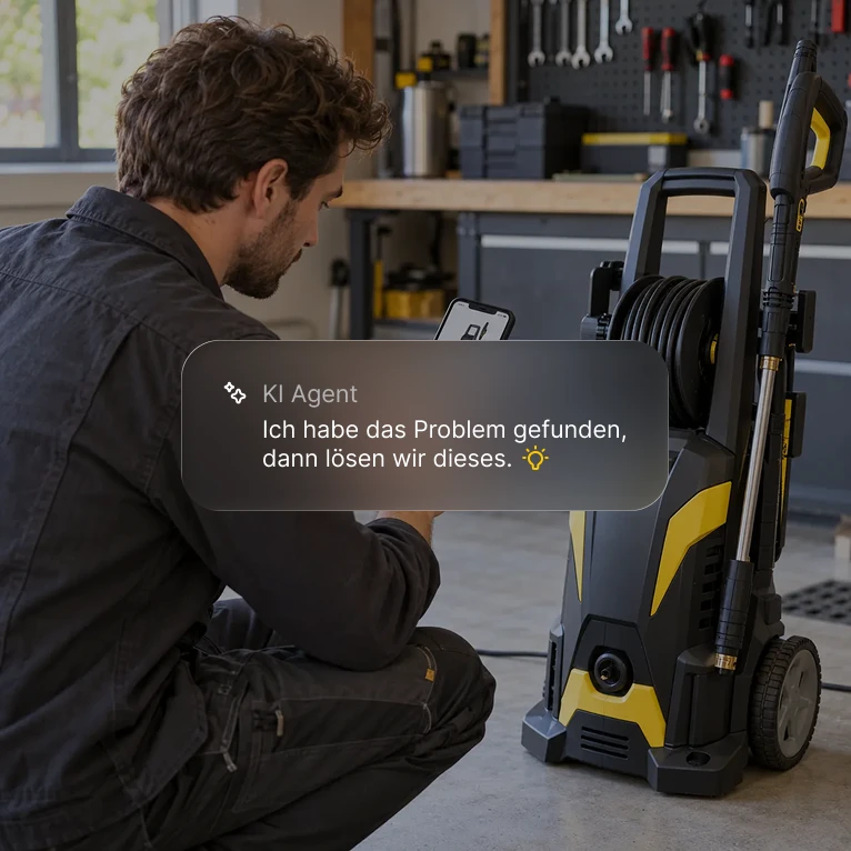 Reinigungstechnik – KI-Unterstützung direkt am Produkt