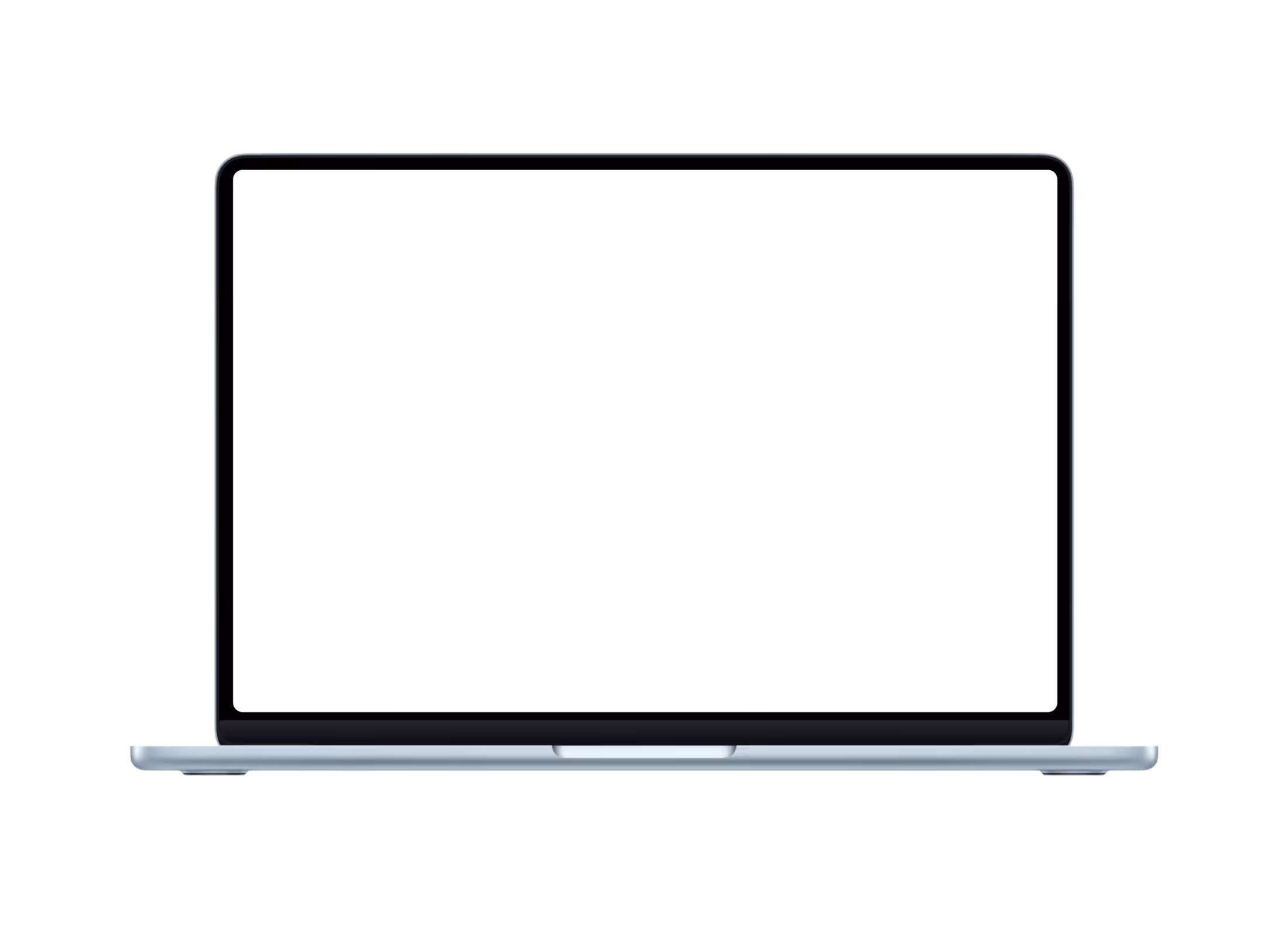 Laptop prezentujacy projekt