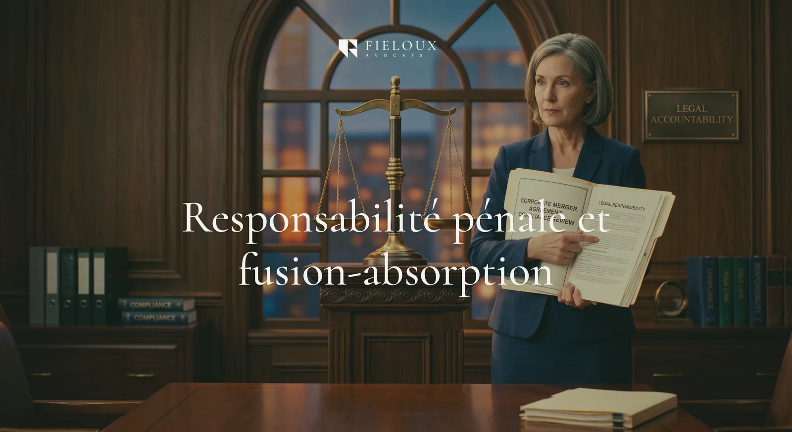 La responsabilité pénale des personnes morales en cas de fusion-absorption