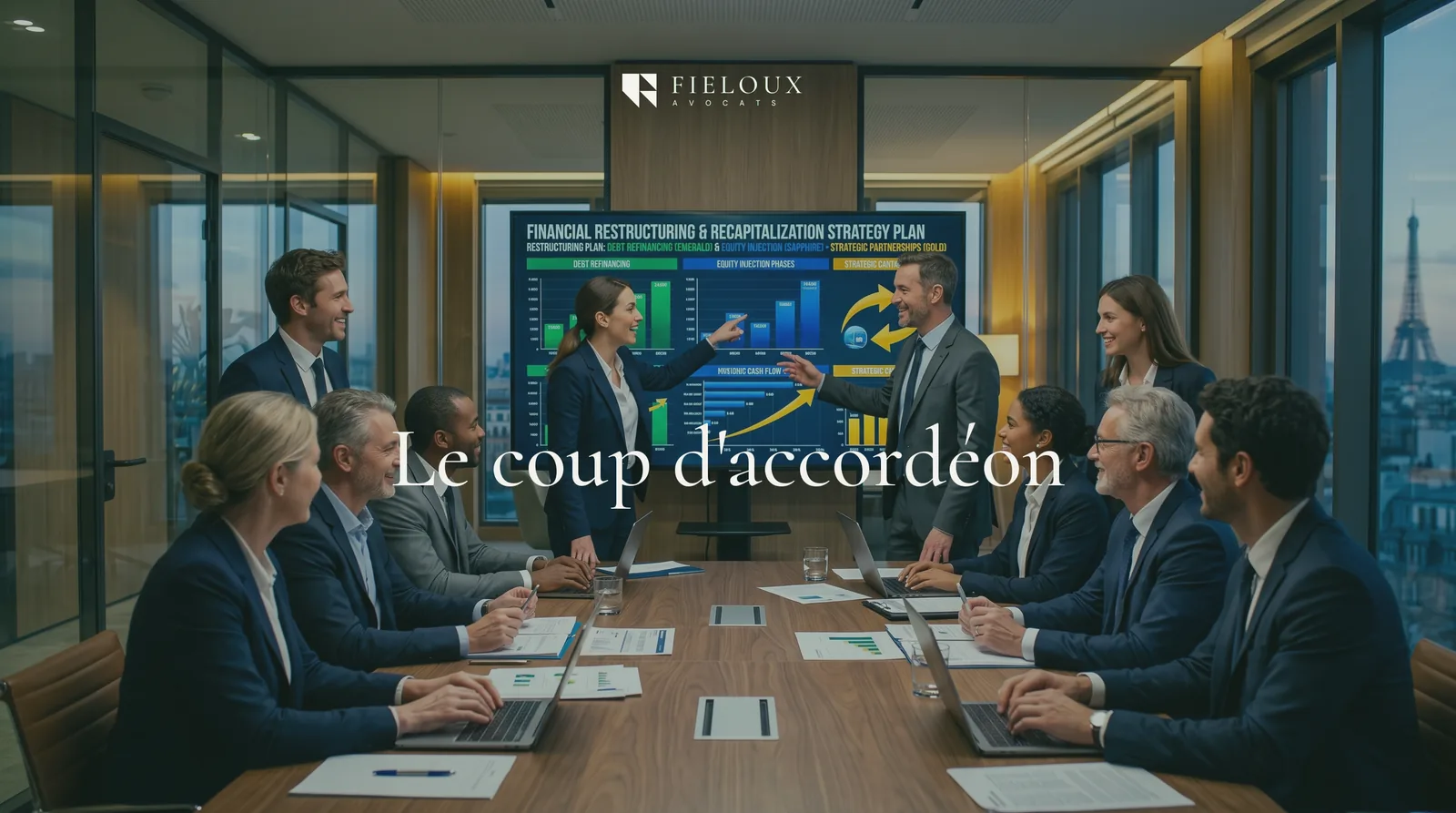 Coup d’accordéon : la technique de restructuration du capital pour sauver une entreprise en difficulté