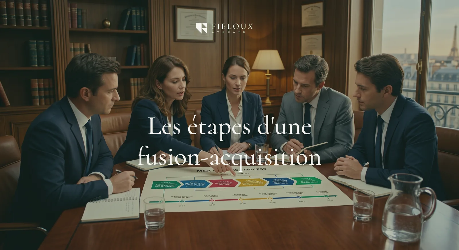 Étapes fusion acquisition : guide complet du processus M&A