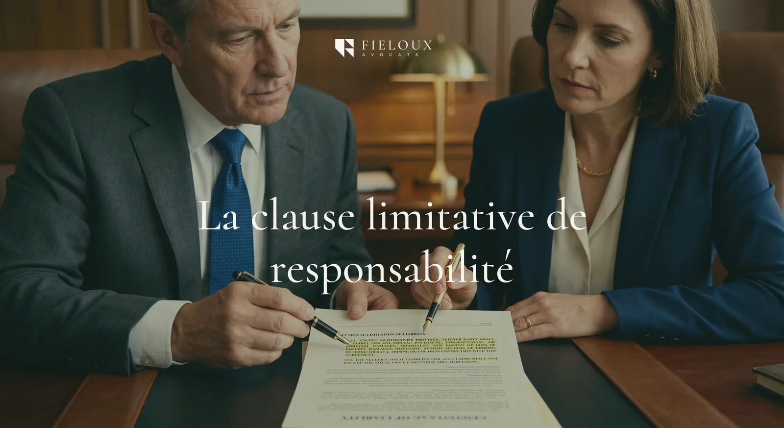 Clause limitative de responsabilité : enjeux et validité lors d’une cession d’entreprise