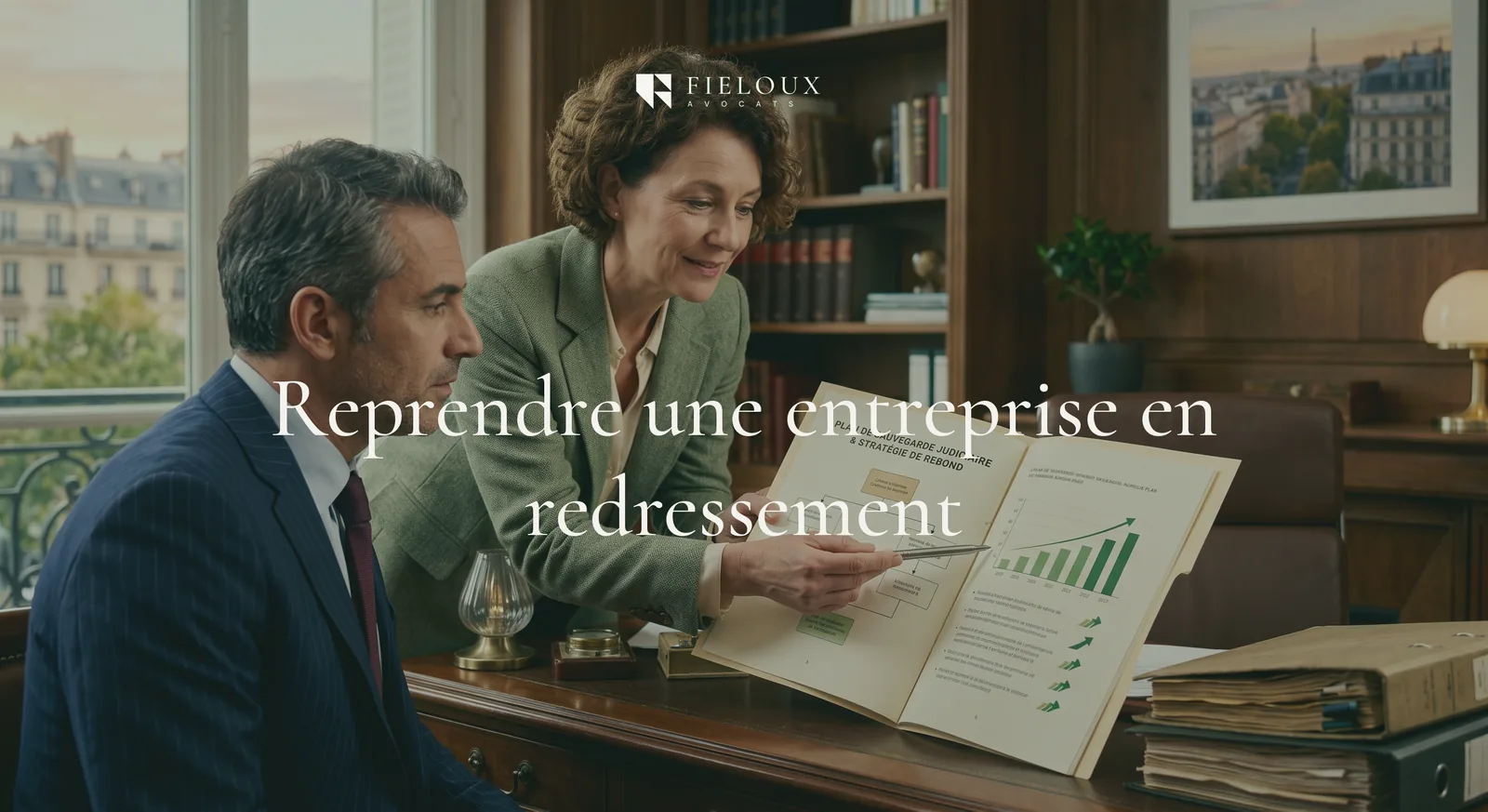 Reprise entreprise redressement judiciaire : guide complet avec Fieloux Avocats