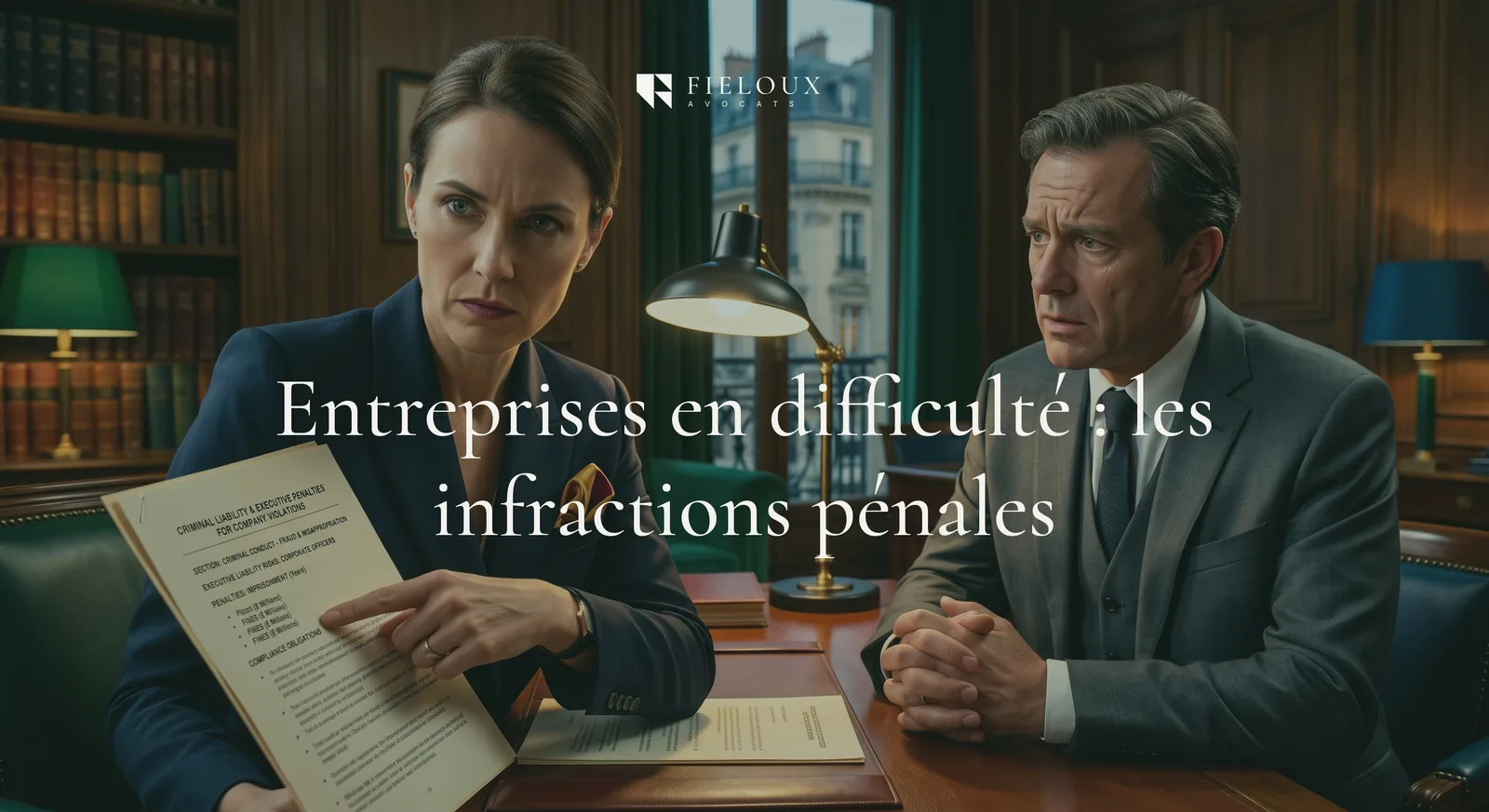 Infractions pénales des entreprises en difficulté : risques et sanctions pour les dirigeants