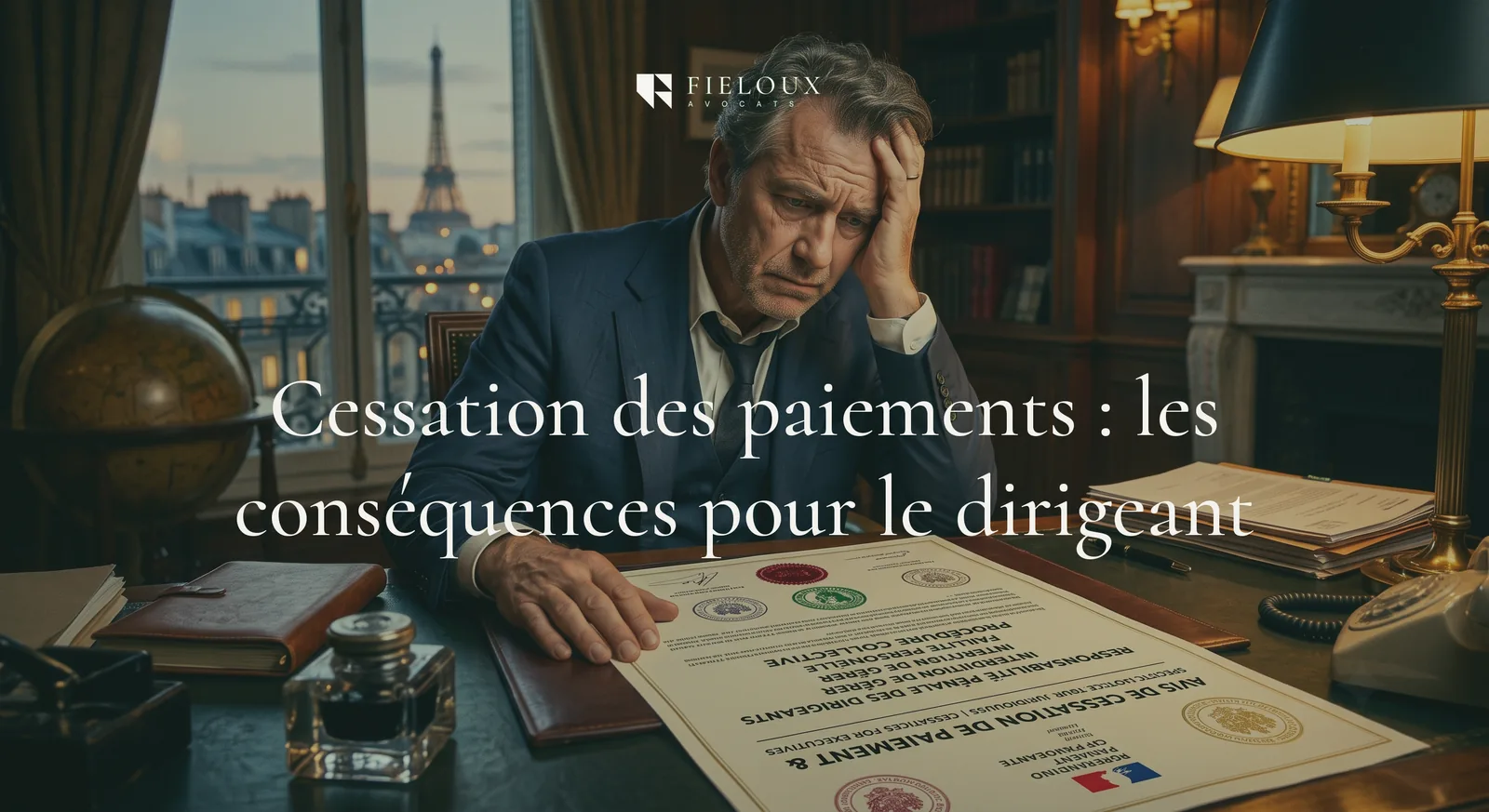 Cessation des paiements : conséquences juridiques pour le chef d’entreprise