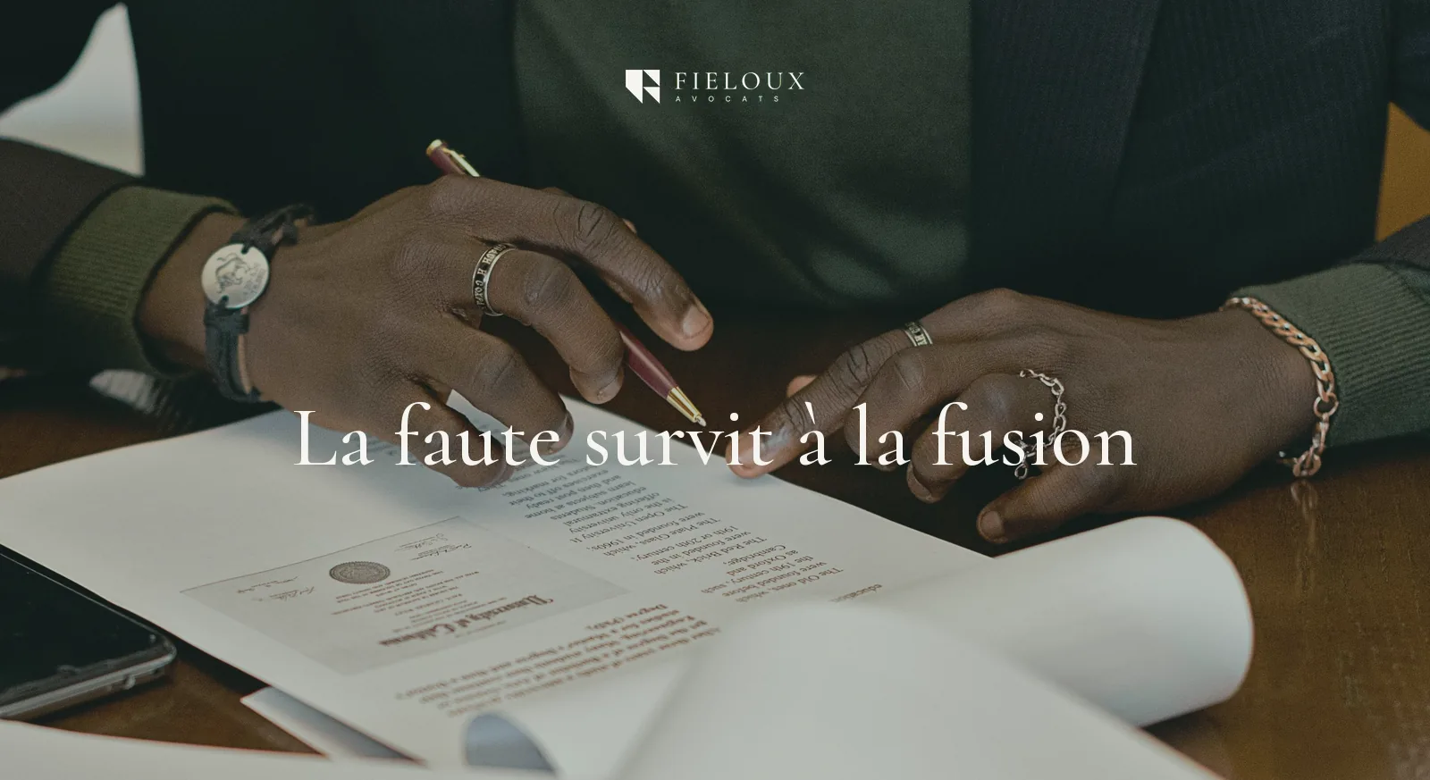 La responsabilité pénale des personnes morales en cas de fusion-absorption
