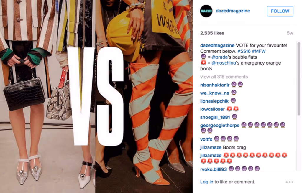 Fashionistas Instagram Report