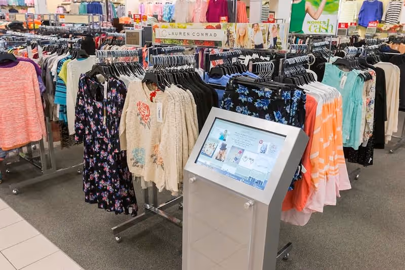 Kiosk with social content