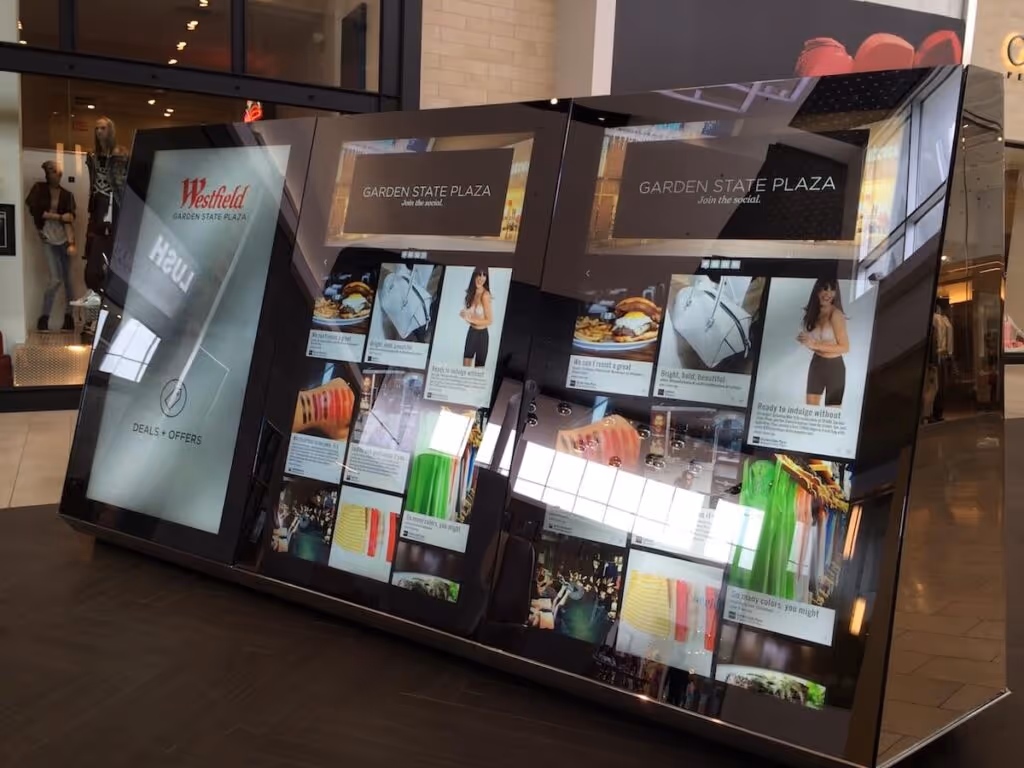 dooh social wall