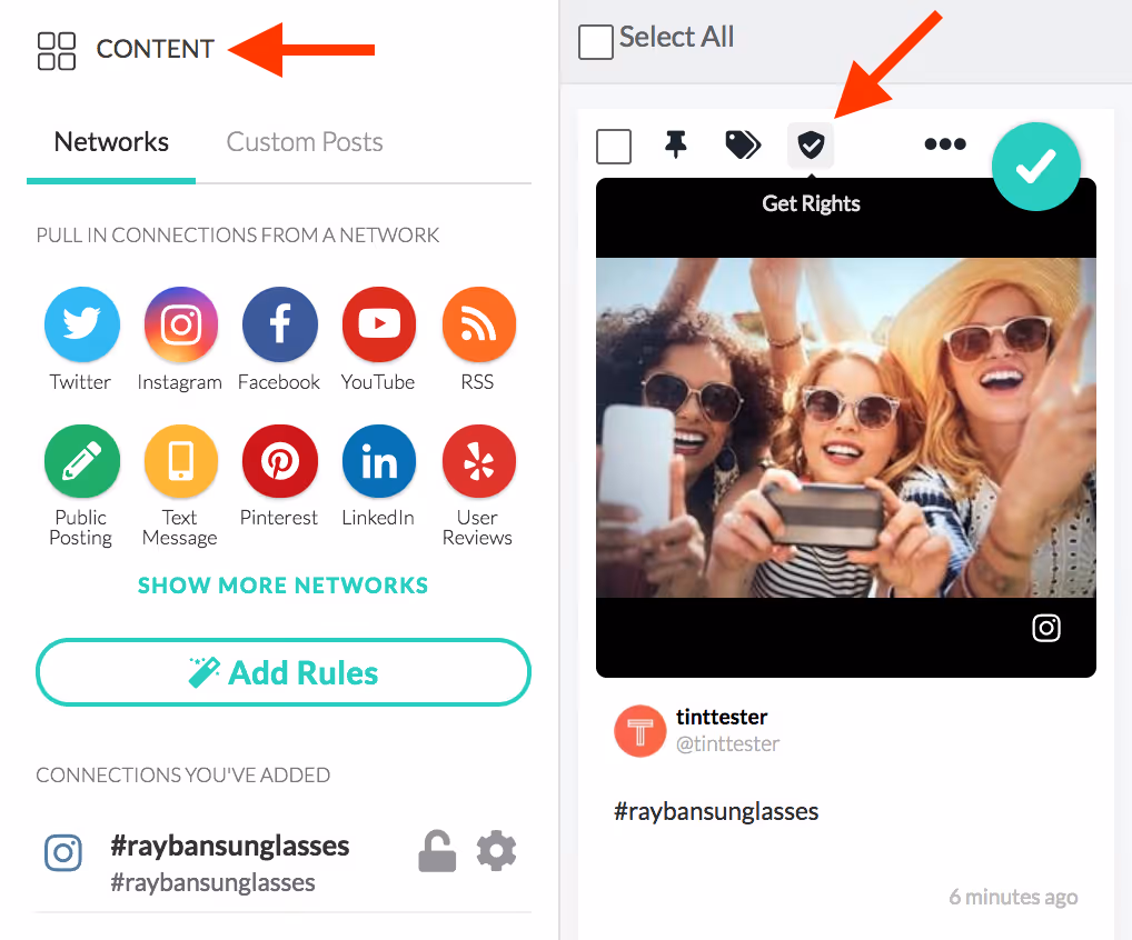 TrueLoyal UGC Rights Management