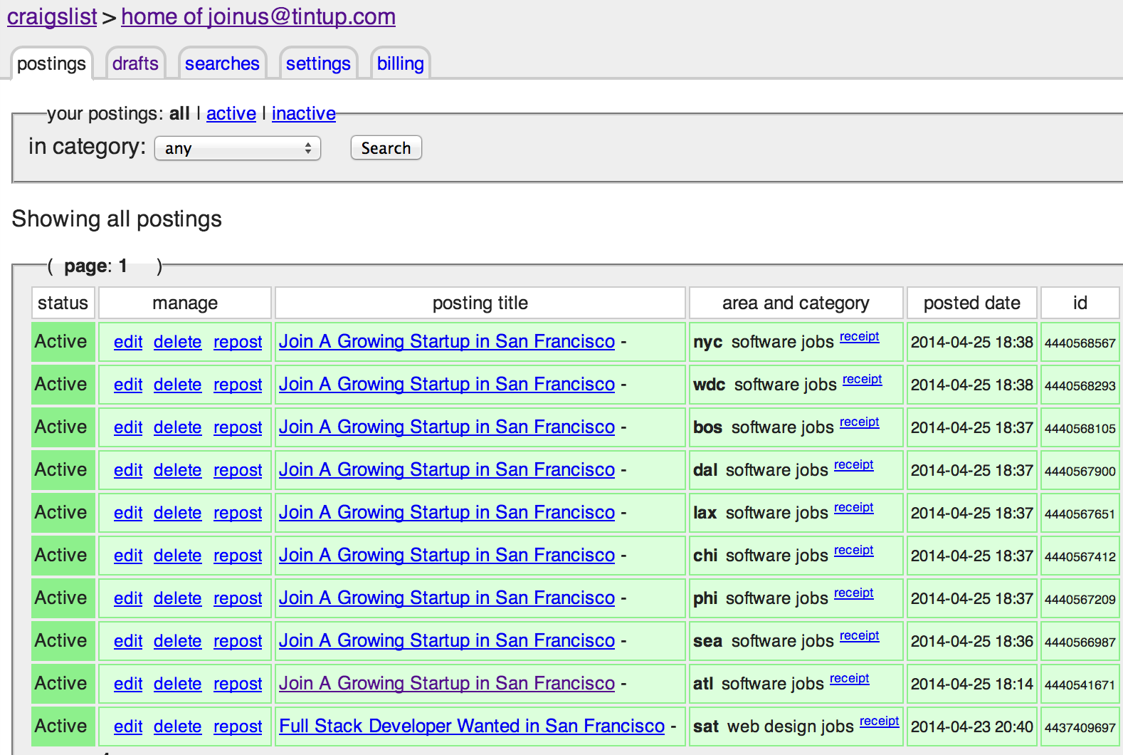 TrueLoyal craigslist