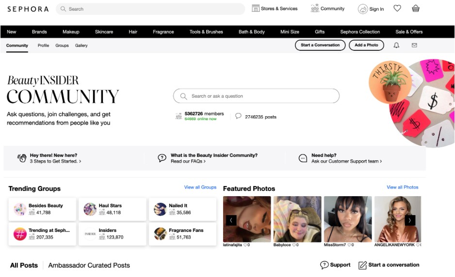 Sephora Beauty Insider Community