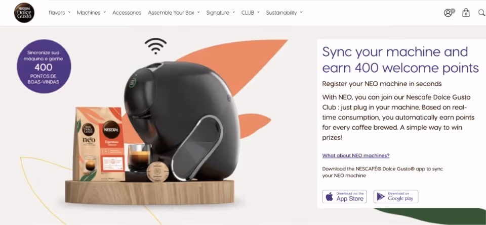 Loyalty program Nescafe Brazil