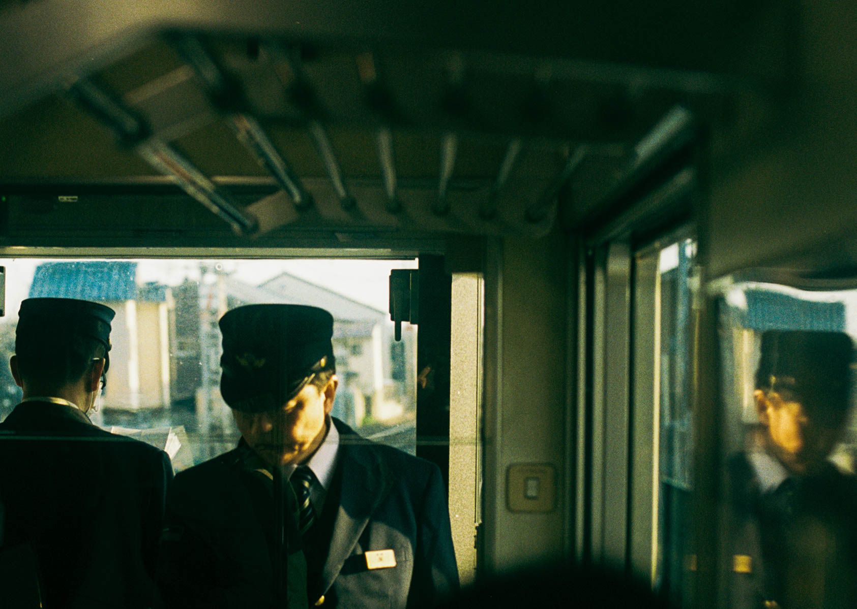 Japan Train station on film