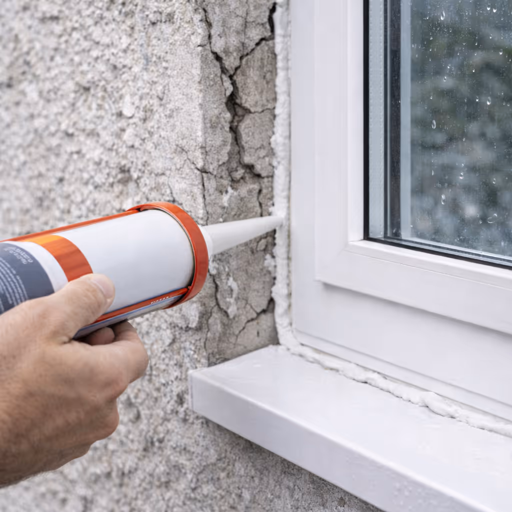 герметизація та ущільнення металопластикових вікон у Києві, усунення протягів і конденсату