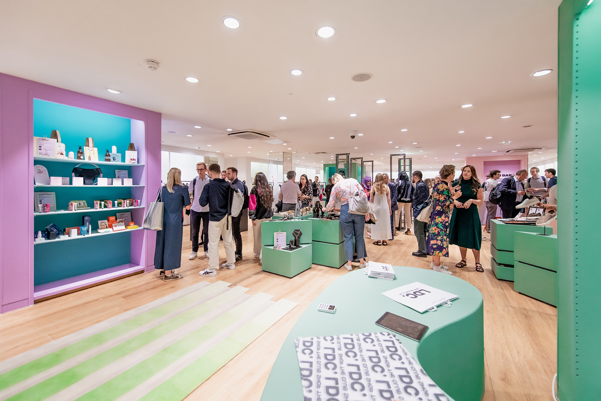 LDC pop up store interior