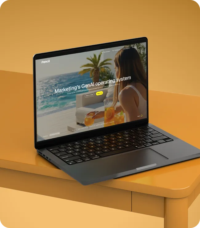 trypencil website display by Noco
