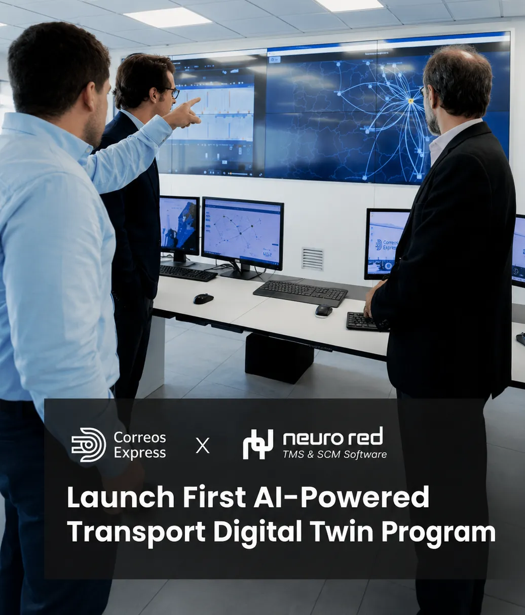 Placeholder for the Correos Express transport digital twin view