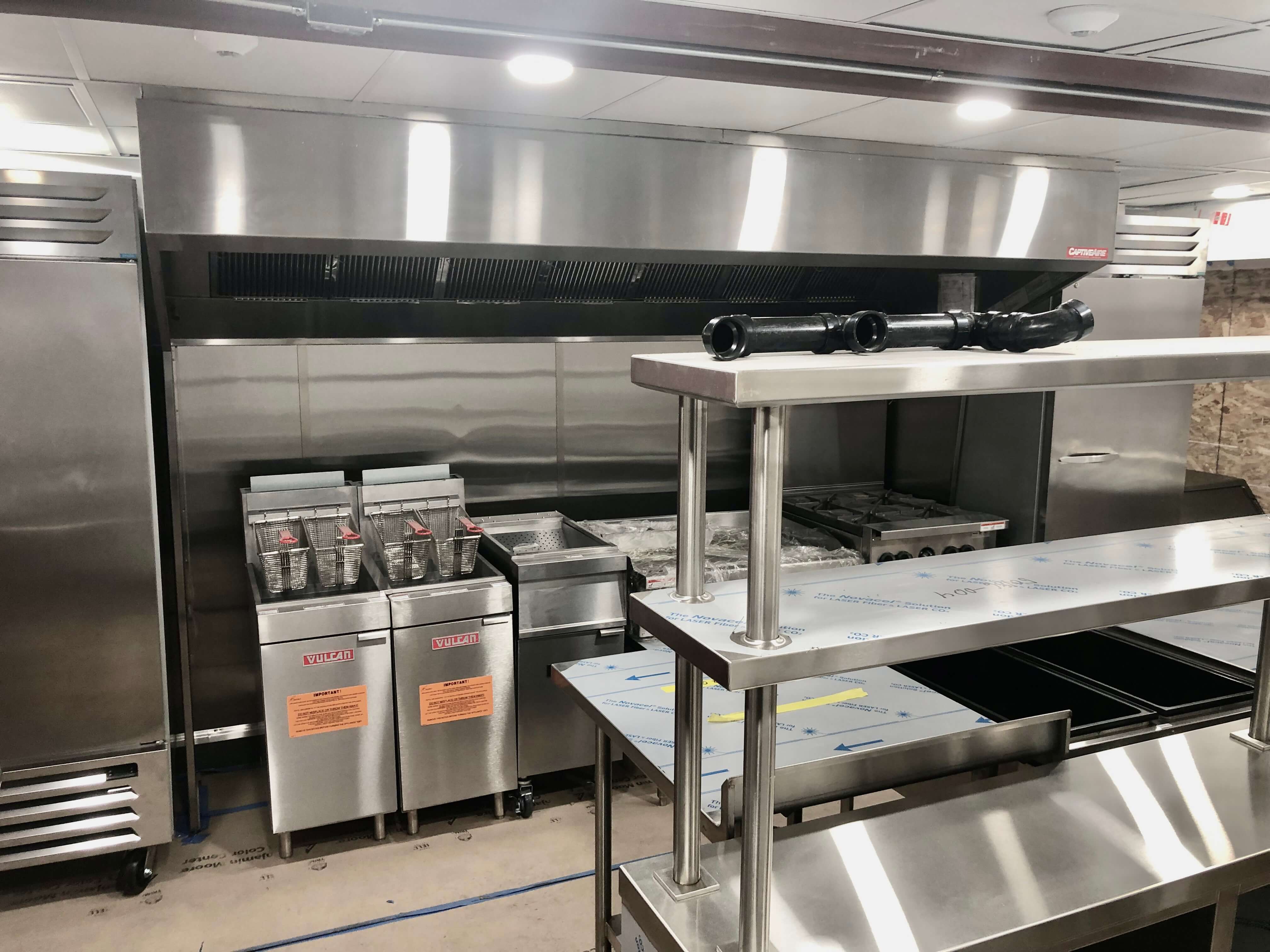 commercial kitchen exhaust hood