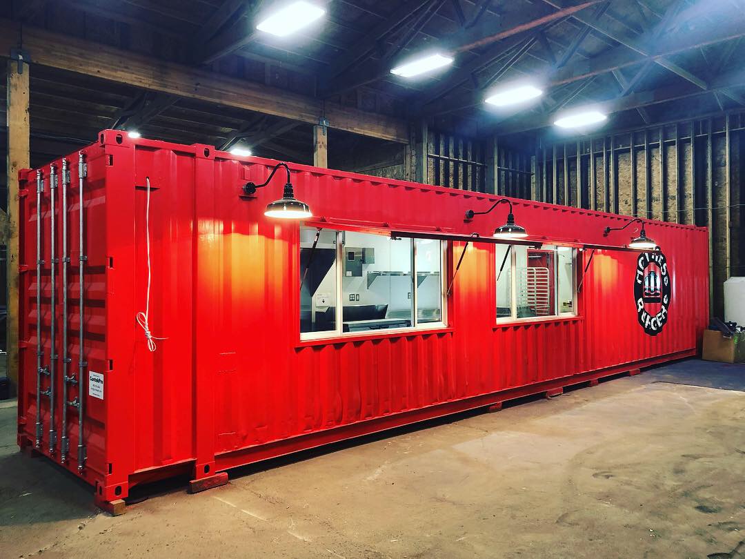 Shipping container kitchen