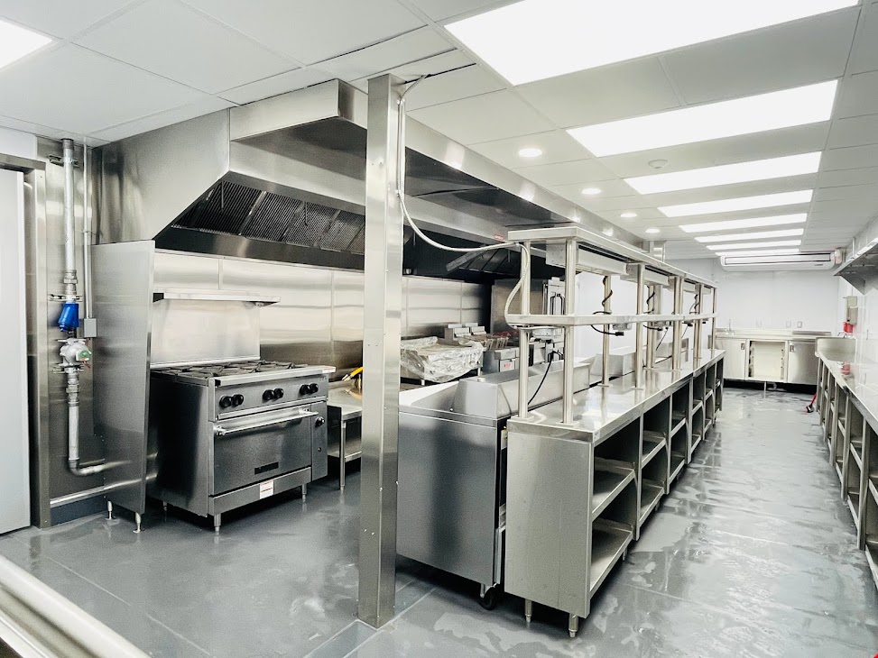 shipping container kitchen interior 