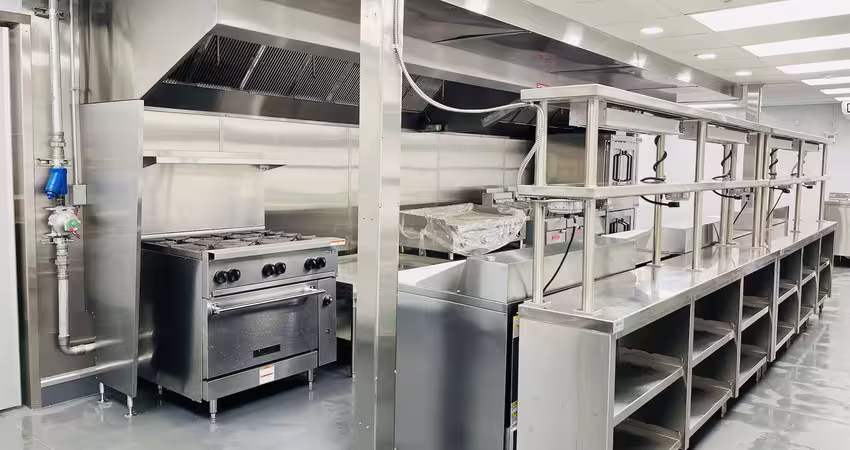 modular kitchen dedicated production zones