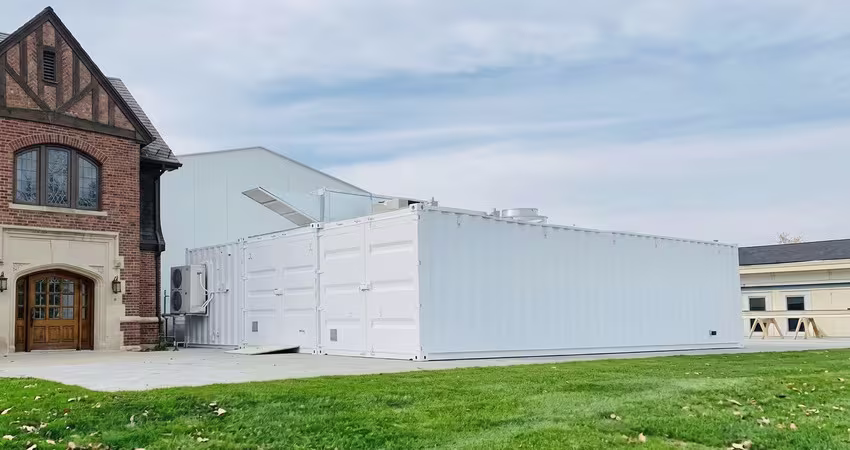 shipping container kitchen