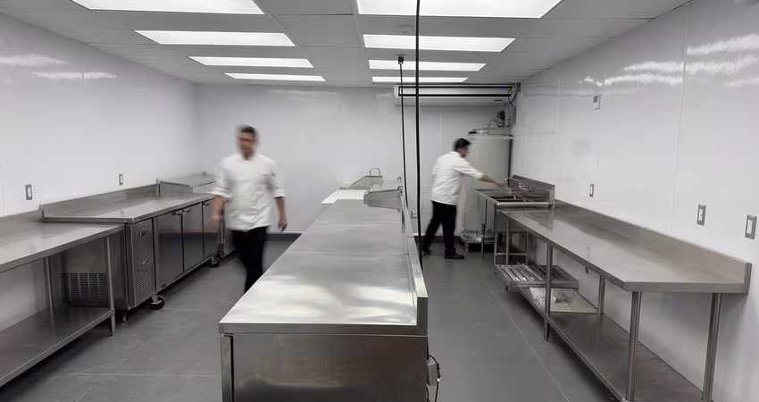 modular kitchen surfaces & flooring