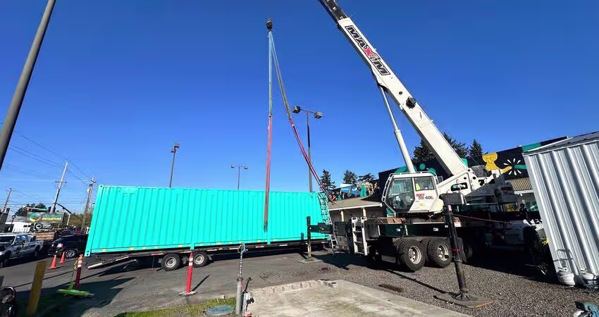 modular restroom deployment