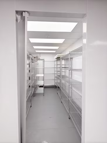commercial kitchen walk in cold storage