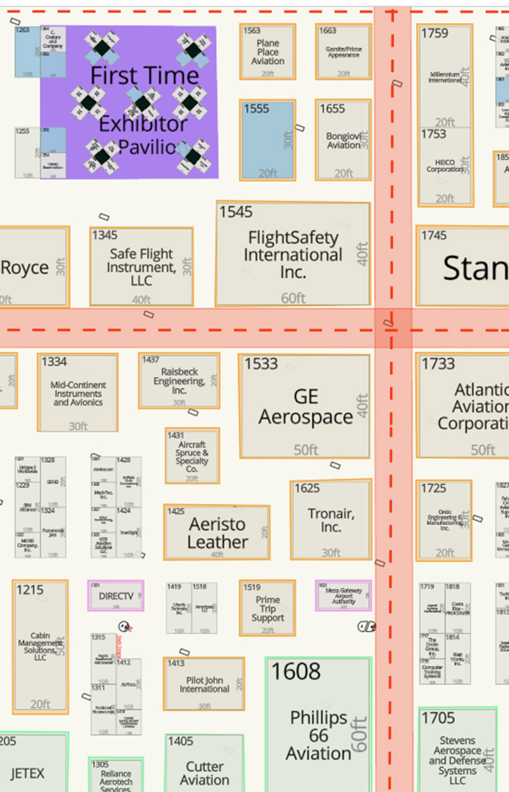 Floor Plan – Exhibitor View