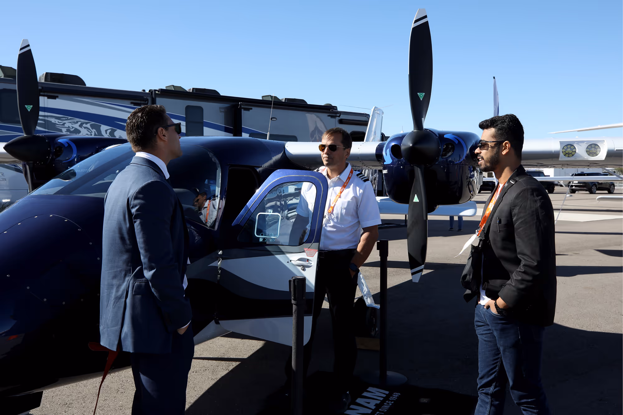 Overview of 2025's Aircraft Connection's display of aircraft.