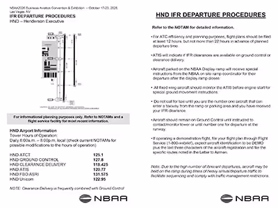 HND IFR Departure Procedures – 2026 NBAA-BACE