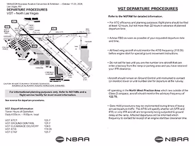 VGT Departure Procedures – 2026 NBAA-BACE