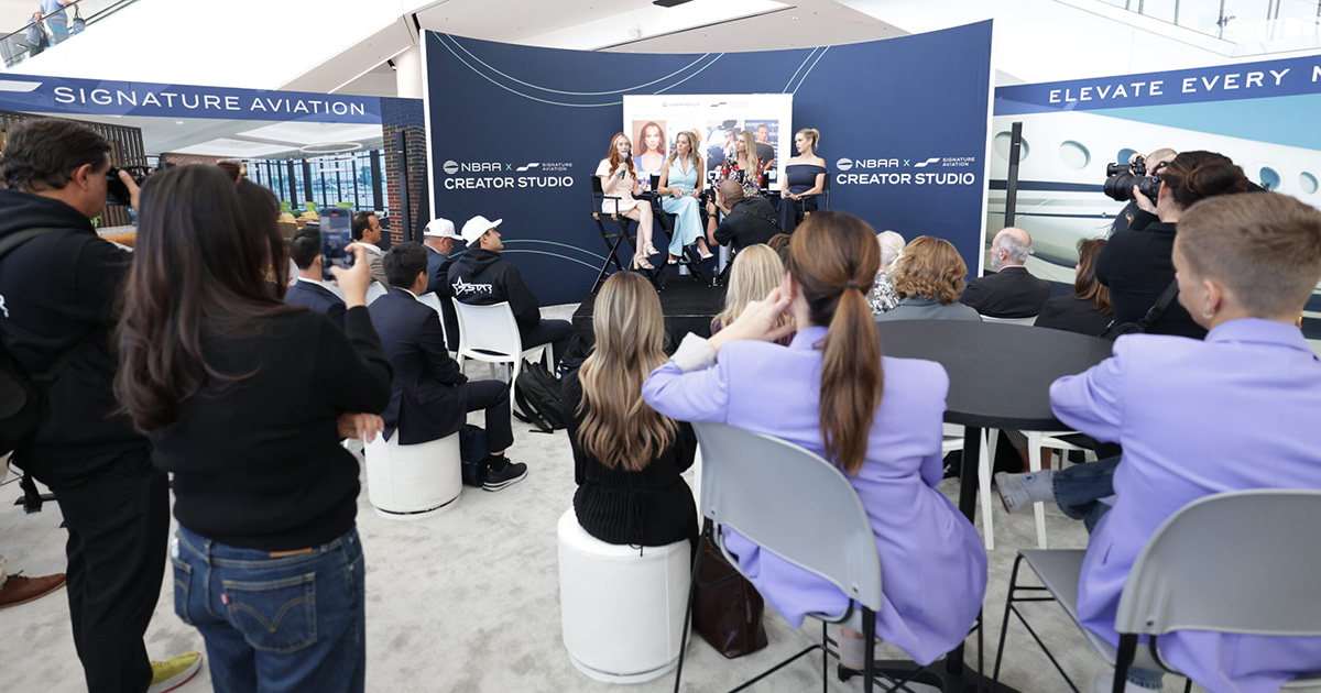 NBAA-BACE Creator Studio, Powered by Signature Aviation